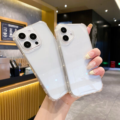 TPU transparente à prova d'água capa de celular para iPhone