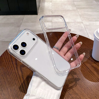 TPU transparente à prova d'água capa de celular para iPhone