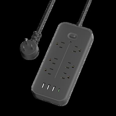 One Key Switch Fireproof Cable Power Socket Electrical Outlet Ensuring Safe Power