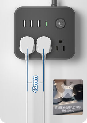 Voltagem de entrada da tomada de alimentação portátil 100240V Padrão AC