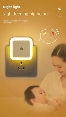Luminária noturna fofa com sensor, perfeita para o quarto à noite e para realçar o ambiente