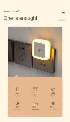 Luminária noturna fofa com sensor, perfeita para o quarto à noite e para realçar o ambiente