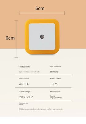 Luminária Noturna Fofa Luz Suave Sensor de Movimento Relaxante e Segura Noturna