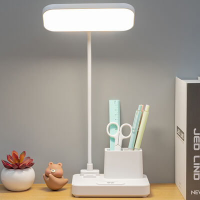 Lâmpada de escritório recarregável com vários níveis de brilho Lâmpada de escritório LED recarregável Ideal para trabalho e leitura