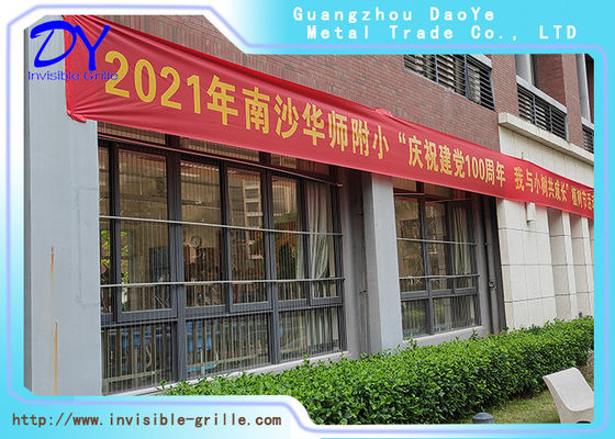 Grelha de segurança invisível barreira de segurança invisível concebida para proteger eficazmente crianças e animais de estimação, mantendo a sua integridade estética