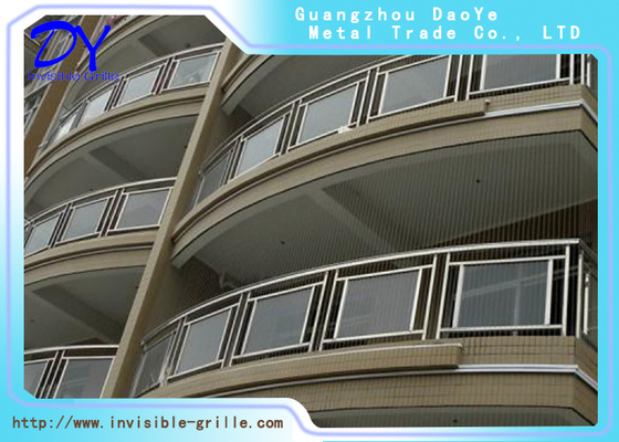 Grade 316 Grade Deck De Aeronave Cabo De Segurança Invisível Para Varanda