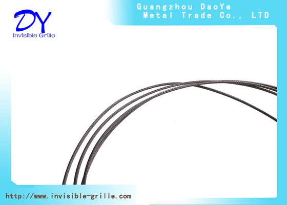 2.5mm Dia 304 / 316 fio de aço inoxidável para segurança sistemas de grade invisível