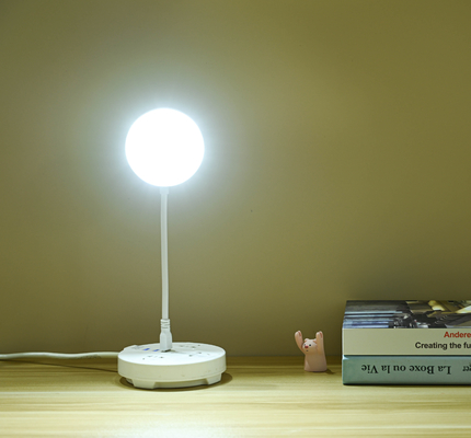 Lâmpada de mesa USB LED de 3 luminosidades com luz de efeito fotográfico