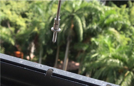 Grelhas de balcão de arame de aço de 3 mm com capacidade de 100 kg
