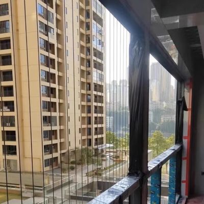 316 Estrutura de fio de aço de grau Balcão Grelha de segurança com serviço de processamento de corte e 316 fio 3x7 Teflon revestimento 2.0mm oferecendo barreira segura