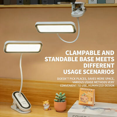 Lâmpada de mesa LED de sala de estudo 2W 10W CE Certificado FCC Lâmpada de secretária de poupança de energia Adequada para leitura e trabalho no quarto