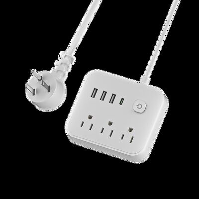 Solução de Distribuição de Energia à Prova de Fogo com Cabo 110V 220V AC e Tomada de Terra Padrão, Segura e Robusta para Uso Comercial