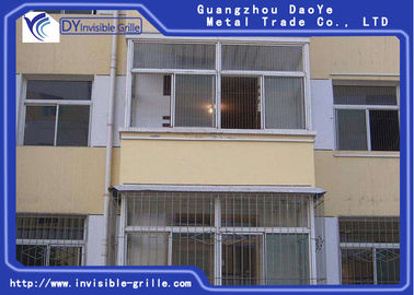 Grade invisível clara da segurança, grade Openable durável para a escola/corredor