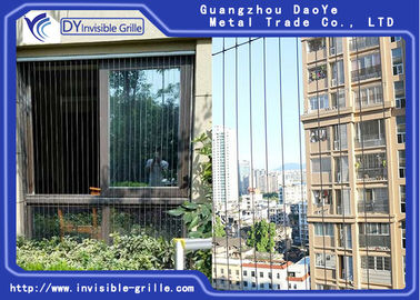 Grade invisível do balcão da anti oxidação, grade invisível do quadro de alumínio para o balcão