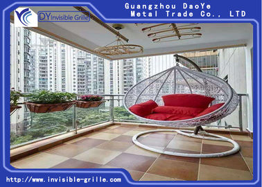 Balcão de segurança Construído 2,0 mm de diâmetro Balcão de arame de aço inoxidável Grelha invisível