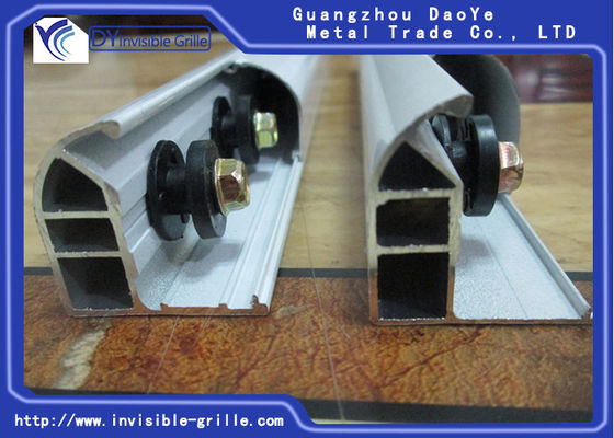 Trilha de alumínio durável da janela de deslizamento para grades invisíveis da segurança das crianças