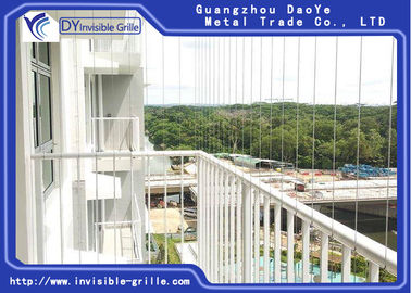 Grade invisível do balcão da segurança