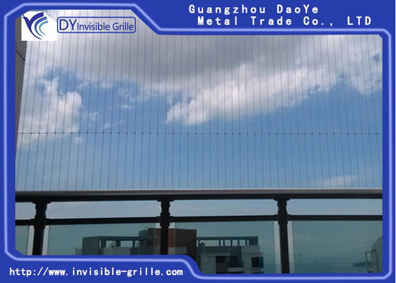 Grade invisível de construção da segurança #316 do cinza 6m da elevação alta para o balcão
