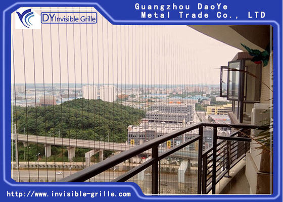 Grade invisível de alumínio do balcão do perfil 6m da segurança exterior