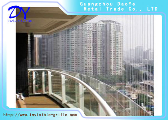 Padrão de aço inoxidável do GB do fio da grade 316 invisíveis da janela