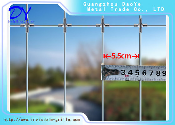 Grade invisível do caixilho do balcão de SS316 2.5mm
