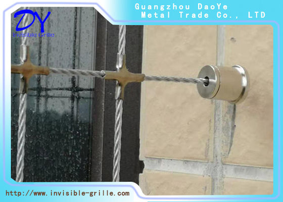 20mm 316 acessórios invisíveis da grade do corredor de aço inoxidável do fio
