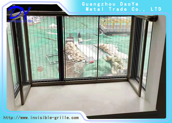 Grades de janela inoxidáveis do forte segurança para o balcão da casa